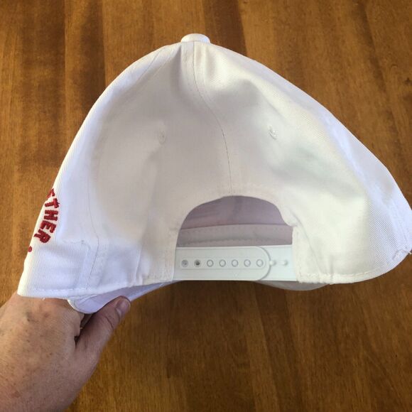 NEW USEA American Eventing Championships Ball Cap Hat White Logo AECs - Picture 5 of 6